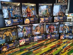 Jada Toys Street Fighter Bundle *9 Figures* Ken Ryu MBison Cammy - Picture 1 of 10