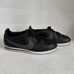 Nike mens Cortez Classic Leather Trainers (749571 011) size us 10 VGC preowned - Picture 1 of 9