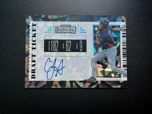 2019 PANINI CONTENDERS DRAFT PICKS CJ ABRAMS CRACKED ICE AUTO RC /23 Nationals🔥 - Picture 1 of 5