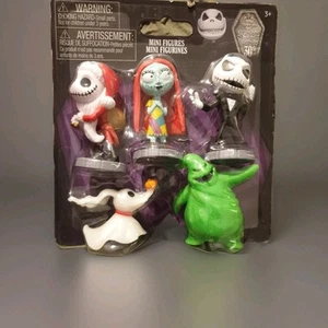 The Nightmare Before Christmas Disney 30th 5x Mini Figures Just Play - Picture 1 of 3