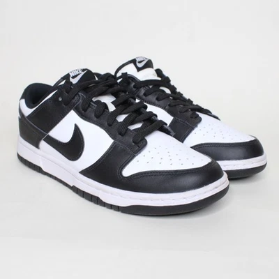 Nike Dunk Low Retro Panda Negro Blanco Cuero Zapatos Para Mujer Talla 9 DD1503-101 Foto 1 de 4