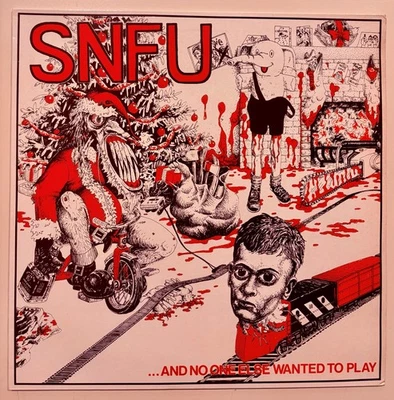 SNFU And No One Else Wanted To Play Original 1985 Vinyl LP Record BYO UK Press - Image 1 of 4