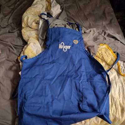 Kroger Employee Apron Unisex Mens Womens Work attire Uniform One Size - Image 1 of 4