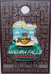 Prendedor Hard Rock Café Niagara Falls Canadá Año 2019 City Icon - Imagen 1 de 2