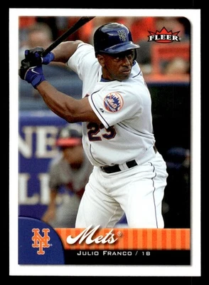2007 Fleer #139 Julio Franco Card New York Mets - Image 1 of 2
