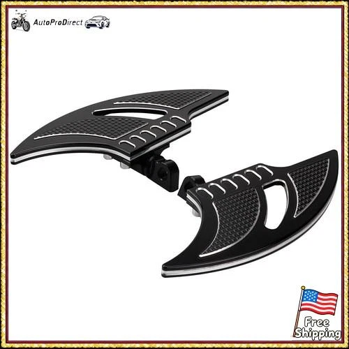 estriberas traseras estriberas para Harley Touring Dyna Fatboy Softail Road King Glide Foto 1 de 4