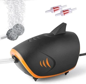 Powerful Aquarium Air Pump, Dual Outlets Aquarium air pump, Adjustable Oxygen A - Picture 1 of 7