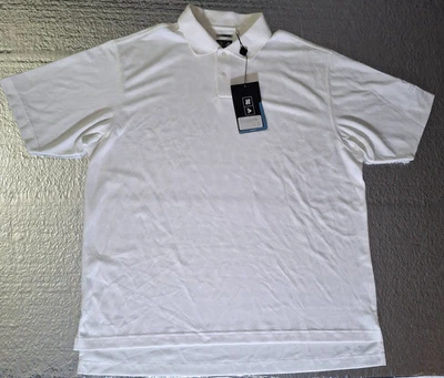 Camisa Polo Adidas Para Hombre XL Blanca Patrón Geométrico Rendimiento Golf Nueva Con Etiquetas Foto 1 de 4