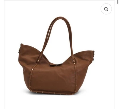 AIMEE KESTENBERG Chestnut The Lenny Leather Tote  - Image 1 of 2