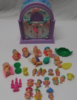 Reloj infantil Fairy Winkles Twinkle Time 1993 vintage con figuras y accesorios Foto 1 de 4