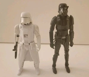 Star Wars - Soldatino di neve primo ordine e soldato della morte imperiale serie nera - ottime condizioni - Foto 1 di 20