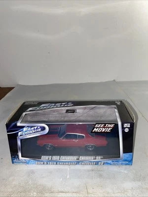 greenlight fast and furious 1:43 Dom’s 1970 Chevrolet Chevelle SS Limited Editio - Image 1 of 4