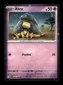 Abra -  (Cosmos Holo) 063/165/MCAP -  Promo NM - Picture 1 of 2