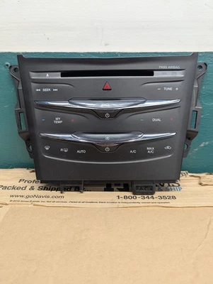 Lincoln MKT 2013-2019 radio OEM panel de control de clima doble DE9T-18A802-A Foto 1 de 4