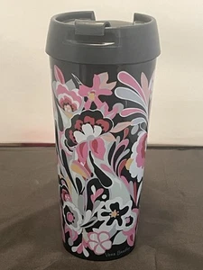Vera Bradley Travel Tumbler Pink Red Blue Floral 20 Oz - Picture 1 of 5