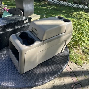 04-08 Ford F-150 Two Tone Center Console Lid Assembly OEM Tan READ - Foto 1 di 8