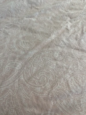 Juego de sábanas ajustables y planas IKEA rosa pálido cachemir tamaño king 2 piezas Foto 1 de 4