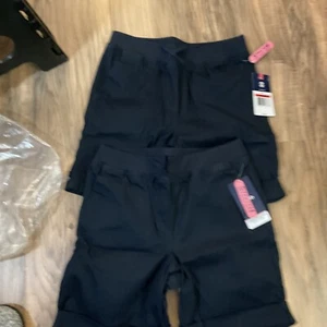 two pair stretch knit waist shorts Izod navysz 10 youth - Picture 1 of 3