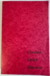 Verhaltensordnung Lehre der Kirche Band 1 von William M. Branham Taschenbuch - Bild 1 von 15