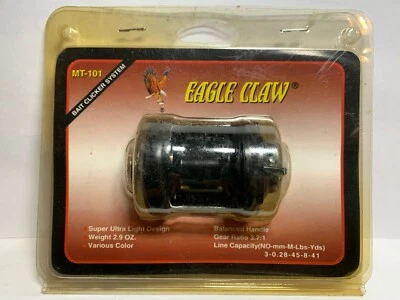 Vintage Antique NOS Early Eagle Claw MT 101 Cast Fishing Reel Spool MT-101 3.7:1 - Image 1 of 2