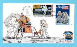 #2419- 20 aniversario de alunizaje, HD/HP FDC de Karoline's Cachets - Imagen 1 de 1