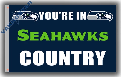 Seattle Seahawks football You're in Seahawks Country Flag 90x150cm 3x5ft banner Cover