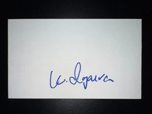 Kei Igawa, YANKEES (2007 Debut) SIGNED 3x5 Index Card (HS) - Bild 1 von 1