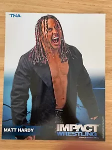FOTO PROMOCIONAL OFICIAL MATT HARDY 2011 TNA WRESTLING 8X10 SIN FIRMAR WWE ECW AEW ROH - Imagen 1 de 2