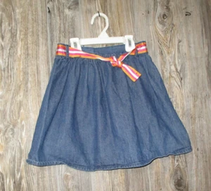Carter's Chambray Denim Skirt Elastic Waist Girls Size 6x - Picture 1 of 7
