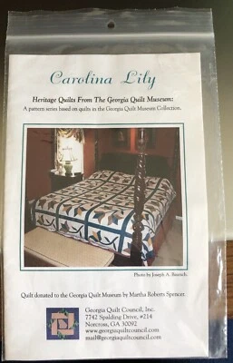 “Carolina Lily” Heritage quilt series from the Georgia Quilt Museum  Free ship - Image 1 of 2