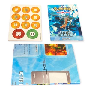 Libro de reglas EX Crystal Guardians + Contadores + Alfombra de juego Green Cyclone Pokemon 2006 - Imagen 1 de 2