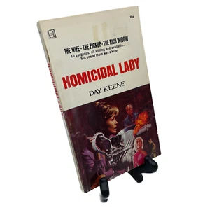 Homicidal Lady by Day Keene Paperback 1954 Graphic Publishing Company - Picture 1 of 5