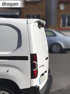 Polyurethane Rear Roof Spoiler To Fit Peugeot Partner 2019+ Barn Door Twin Doors - Picture 1 of 7