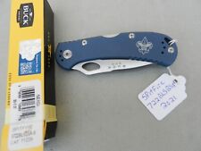 NIB 2021 Buck Spitfire 722 BLSBSA Folding Mid Lock Knife Boy Scouts Edition