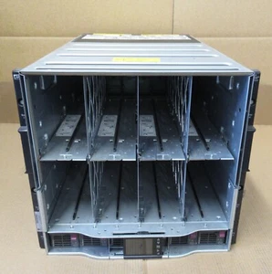 HP Blade System BL C7000 GEN2 Platinum Chassis 6x 2250W 10x Fans 2xOA BLC7000 - Picture 1 of 3