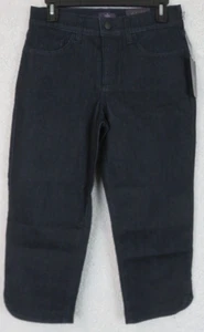 Not Your Daughters Jeans NYDJ Crop Size 6 Blue Pants Measures 28x21 New USA Made - Picture 1 of 9