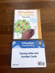 1st Grade 1 D'Nealian Handwriting Teacher's Edition & Tracing Cards 2022 - Picture 1 of 1
