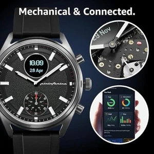 pininfarina Sintesi Smartwatch - Analoguhr mit Echtlederarmband - Bild 1 von 4