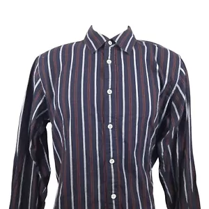 Rag & Bone Striped Button Down Long Sleeve Casual Shirt Mens Size M - Picture 1 of 7