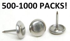 (500-1000) 1/2" Diameter Nickel Nails Upholstery Tacks Decorative Glide Hf