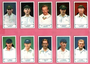 Pattreiouex REPRODUCTION Cricketers Series 1926 Full set 75 Cards - Picture 1 of 16
