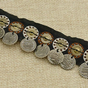 1yd Bohemian Tassel Lace Trim DIY Retro Embroidered Fringe Ribbon Sewing Supply - Picture 1 of 8