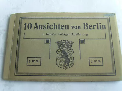 Berlin 10 Ansichten Auf Postkarten In Feinster Farbiger Ausführung J.W.B. • 9€