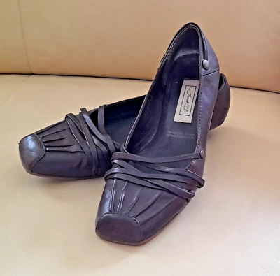 Damenschuh Halbschuh Ballerina Gr. 36 braun - Bild 1 von 4