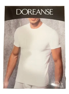 Doreanse Herren Crewneck �� T-Shirt Unterwäsche SCHWARZ NEU Gr. L - Bild 1 von 3