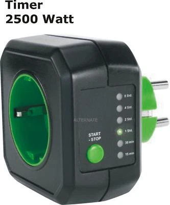timer Countdown Timer Steckdose "AES1"  2500 Watt Schaltuhr - Bild 1 von 4