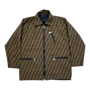 Fendi Vintage Riversible Zucca Jacket/Coat - Picture 1 of 10
