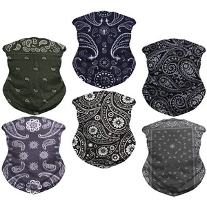 Neck Gaiter Face Scarf Bandana Tube Cover Headwear Balaclava Headband Headwrap - Picture 1 of 9