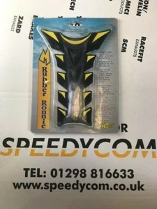 MOTRAX IKLE RONNIE YELLOW RR5 MOTORCYCLE MOTORBIKE TANK PROTECTOR - Picture 1 of 2