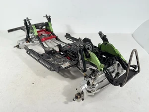 ROUGH Used Axial SCX10 III Jeep JT Gladiator 1/10 4x4 Rock Crawler Roller Slider - Picture 1 of 18